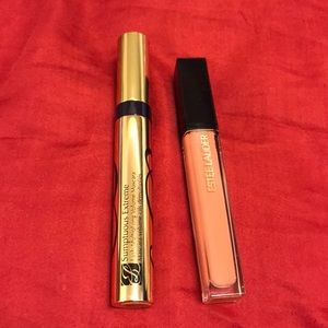NWT Estée Lauder volume mascara and lipgloss set